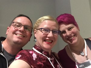 L to R Nathen Harvey, Crystal Huff, Heidi Waterhouse.