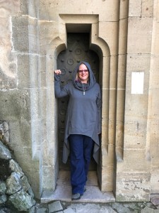 Picture of Crystal Huff at Karlstejn Castle near Prague, CZ.